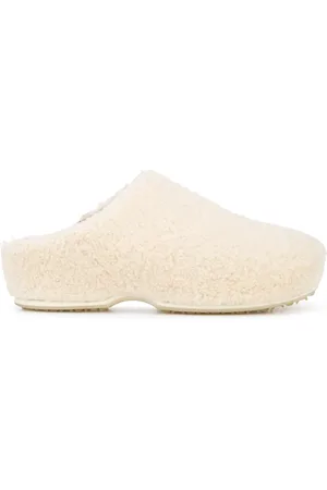ROSETTA GETTY Shearling slip-on sneakers