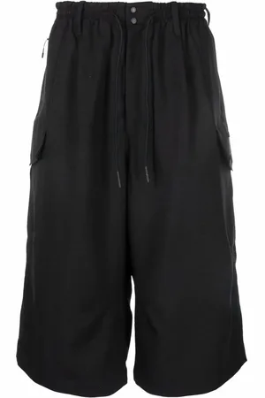 Y-3 Drawstring cargo shorts