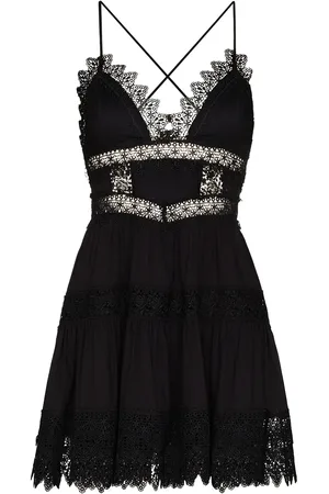 CHARO RUIZ IBIZA Rachel crochet-trim minidress