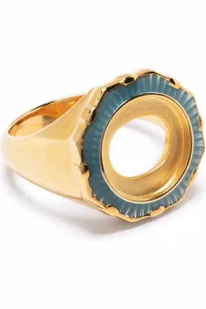 Maria Black Pop Moss ocean ring