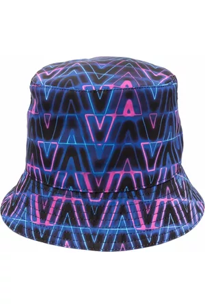 Valentino Reversible V Neon Optical bucket hat