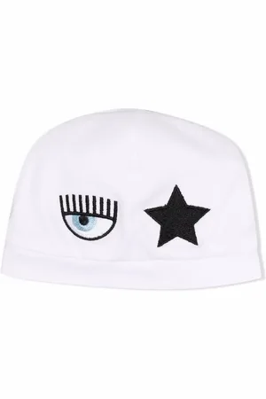 Chiara Ferragni Eyestar embroidered cotton hat