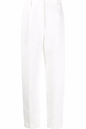 Brunello Cucinelli Linen-cotton tapered trousers