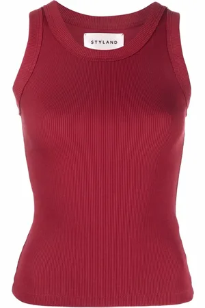 Styland Fine-ribbed tank top