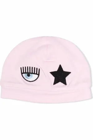 Chiara Ferragni Eyestar embroidered cotton hat