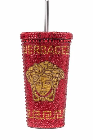 VERSACE Medusa crystal-embellished travel cup