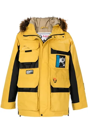 A Bathing Ape Flap-pockets hooded padded jacket