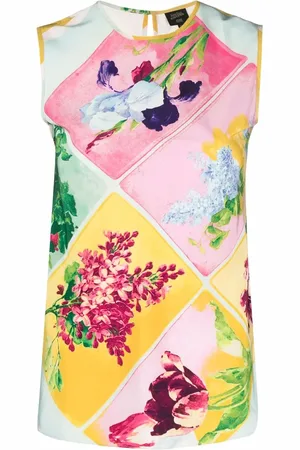 Jean Paul Gaultier 2000s floral-print vest