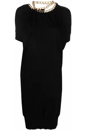 Comme des Garçons 1990s chained-necklace knitted-dress
