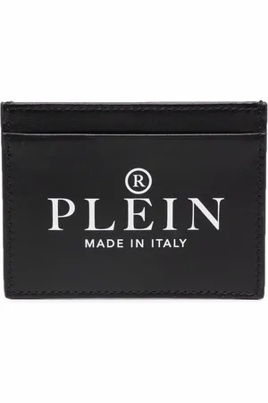 Philipp Plein Logo-print leather cardholder