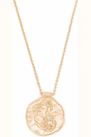 Maje Zodiac medal necklace