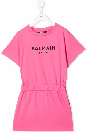 Balmain Logo-print cotton dress