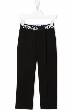 VERSACE Medusa waist-logo trousers
