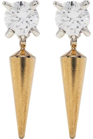 E.M. Crystal spike earrings