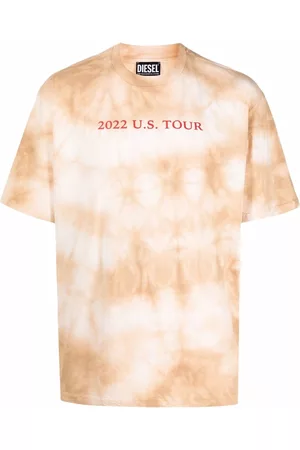 Diesel Men Short Sleeve - Tour-print tie dye T-shirt