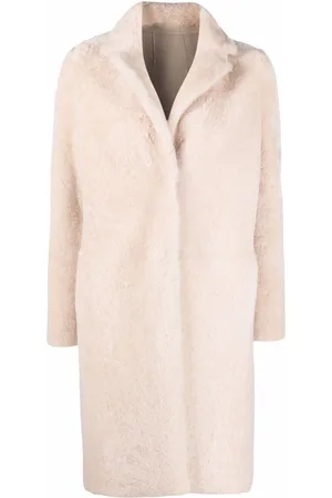LISKA Single-breasted textured coat