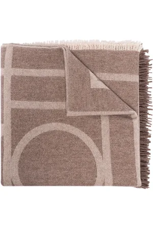Totême Large monogram scarf