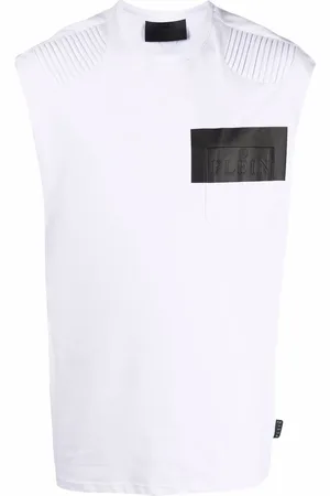 Philipp Plein Logo sleeveless top