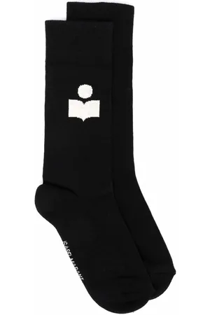 Isabel Marant Siloki logo-intarsia socks