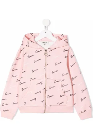Lanvin Logo-print zip-up hoodie