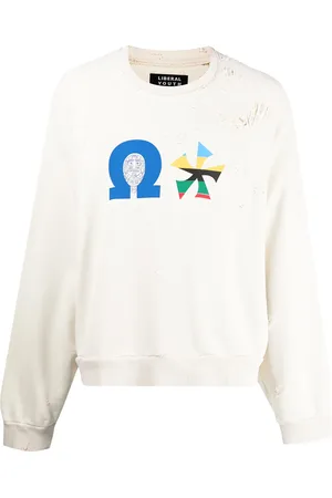 Liberal Youth Ministry Distressed-effect sweatshirt
