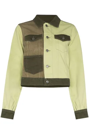 Ganni Colour block denim jacket