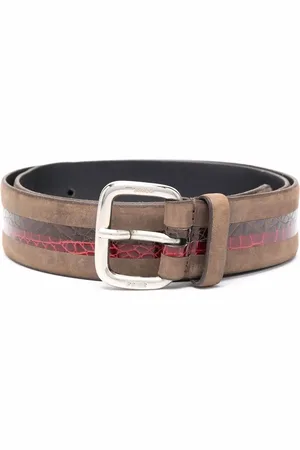 Gianfranco Ferré 1990s textured appliqué suede belt