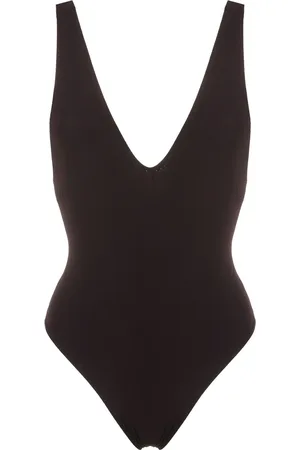 CLUBE BOSSA Cornetto plunging V-neck swimsuit