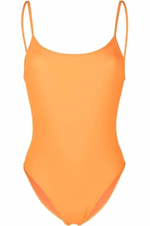 Manokhi Scoop-neck backless swimsuit