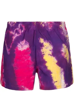 T.U.K. Shibori swim shorts