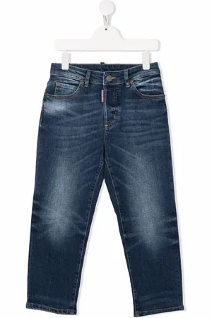 Dsquared2 Stonewashed straight-leg jeans