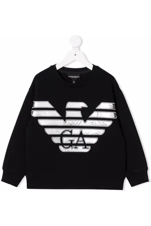 Emporio Armani Logo-print cotton sweatshirt