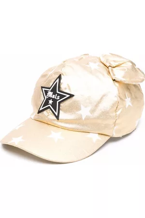 MONNALISA Star-print metallic cap