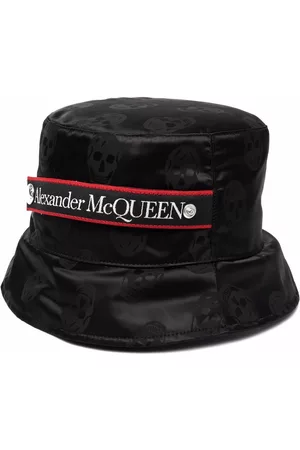 Alexander McQueen Logo-strap bucket hat
