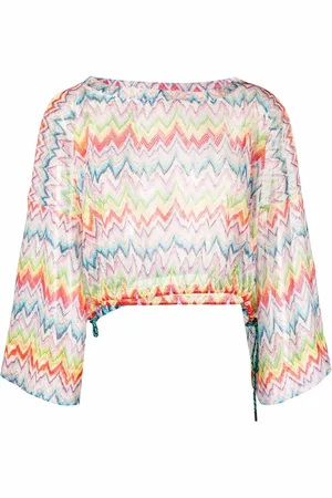 Missoni Zigzag-print cropped top