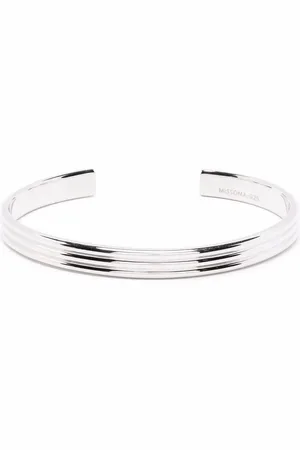 Missoma Fused triple ridge cuff bracelet