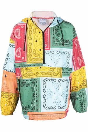 MARCELO BURLON Bandana-print hooded jacket