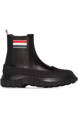 Thom Browne RWB stripe ankle boots
