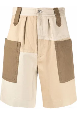 Marant Etoile Patchwork knee-length shorts