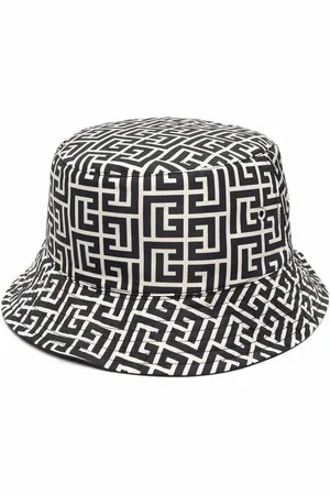 Balmain Monogram-pattern bucket hat