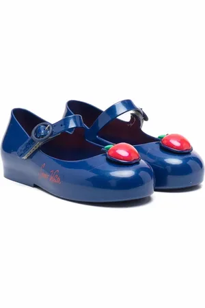 Melissa White Snow round-toe ballerina shoes