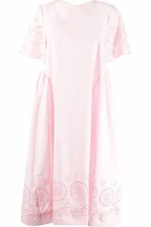 P.A.R.O.S.H. Broderie Anglaise midi dress