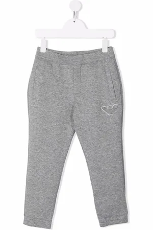 Emporio Armani Embroidered logo track pants