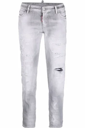 Dsquared2 Logo-patch denim jeans