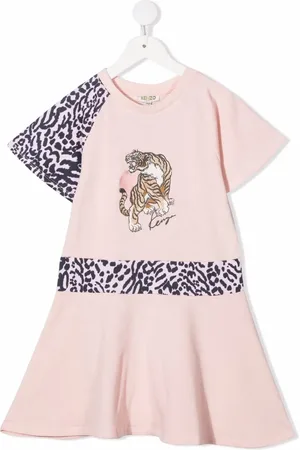 Kenzo Animal-print fleece dress