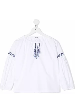 Il Gufo Embroidered tunic top