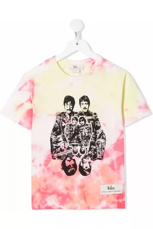 Stella McCartney Kids Short Sleeve - Tie-dye graphic T-shirt
