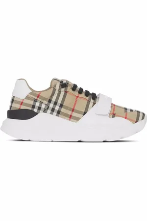 Burberry Vintage Check-pattern touch-strap sneakers