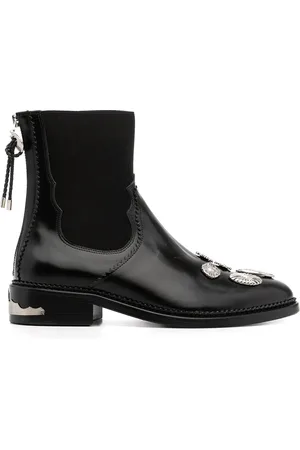 TOGA PULLA Mix-badge Chelsea boots