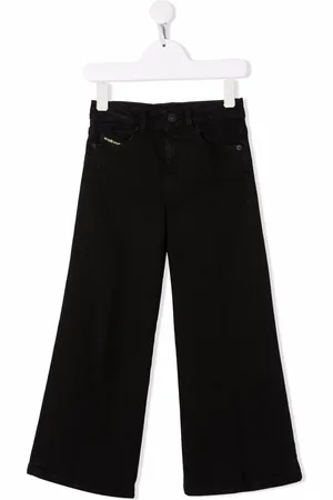 Diesel Logo-print wide-leg jeans